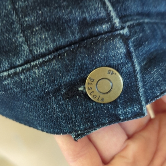 Pistola Classic Denim Jacket with Button Details - Picture 6 of 8